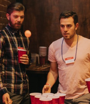 guys in a house party